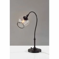 Bradford Desk Lamp (Includes Light Bulb) Dark Bronze - Adesso -Desk Lamps sales shop unnamed file 1655