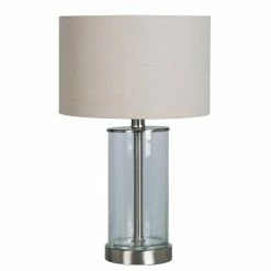 USB Fillable Accent Table Lamp Brushed Nickel - Project 62™