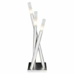 26" Icicle Desk Lamp Brushed Nickel - LumiSource