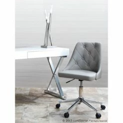 26" Icicle Desk Lamp Brushed Nickel - LumiSource -Desk Lamps sales shop unnamed file 1716