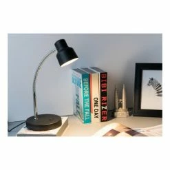 Gooseneck Track LED Table Lamp - Ore International White