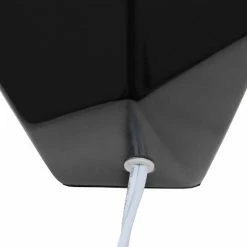 Round Prism Mini Table Lamp with Matching Fabric Shade Black - Simple Designs 11 Round Prism Mini Table Lamp with Matching Fabric Shade Black - Simple Designs -Desk Lamps sales shop unnamed file 1741