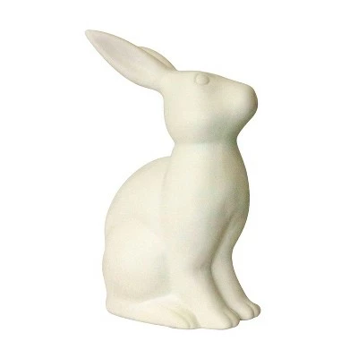 Porcelain Bunny Rabbit Shaped Animal Light Table Lamp White - Simple Designs 3 Porcelain Bunny Rabbit Shaped Animal Light Table Lamp White - Simple Designs - Image 3