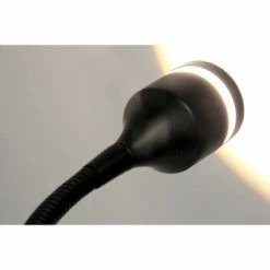 LED Prospect Clip Lamp Black (Includes LED Light Bulb) - Adesso