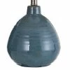 Ceramic Table Lamp Turquoise - StyleCraft