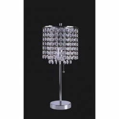 20.25" Deco Glam Table Lamp Silver - Ore International