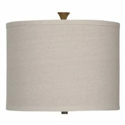 30" Chevelle Glass Table Lamp White Tan Beige- StyleCraft