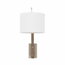 Robyn Table Lamp with Concrete Base and Shade (Includes LED Light Bulb) White - LumiSource -Desk Lamps sales shop unnamed file 1947