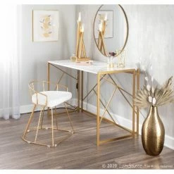 Antique Metal Icicle Floor Lamp Dark Brown (Includes LED Light Bulb) - LumiSource -Desk Lamps sales shop unnamed file 1964