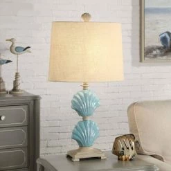 Gili Beach Ceramic Table Lamp Light Blue - StyleCraft -Desk Lamps sales shop unnamed file 1995