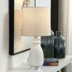 Ceramic Table Lamp White - StyleCraft -Desk Lamps sales shop unnamed file 2006