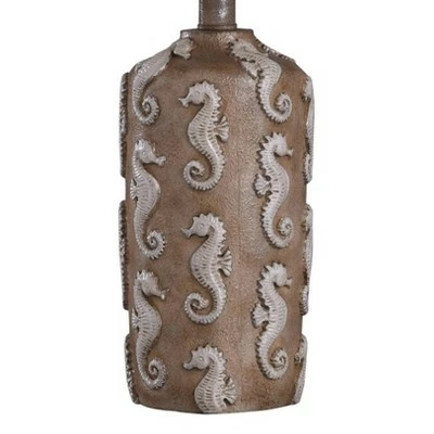 Seahorse Mini Table Lamp Brown - StyleCraft 2 Seahorse Mini Table Lamp Brown - StyleCraft - Image 2