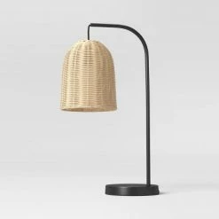 Addison Rattan Table Lamp Brown - Threshold™ -Desk Lamps sales shop unnamed file 206