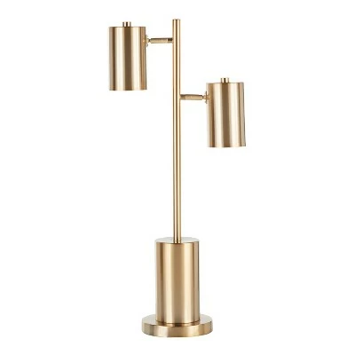 Cannes Contemporary/Glam Table Lamp with Metal Shade White (Includes LED Light Bulb) - LumiSource 4 Cannes Contemporary/Glam Table Lamp with Metal Shade White (Includes LED Light Bulb) - LumiSource - Image 4