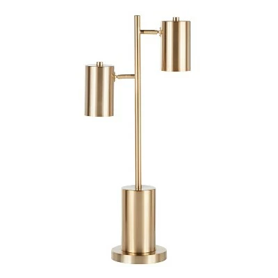 Cannes Contemporary/Glam Table Lamp with Metal Shade White (Includes LED Light Bulb) - LumiSource 5 Cannes Contemporary/Glam Table Lamp with Metal Shade White (Includes LED Light Bulb) - LumiSource - Image 5