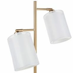 Brushed Stainless Steel Cannes Floor Lamp Silver (Includes LED Light Bulb) - LumiSource -Desk Lamps sales shop unnamed file 2081