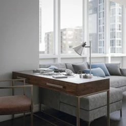 Ash Electrical Plug and USB Table Lamp Brushed Steel - Kenroy Home -Desk Lamps sales shop unnamed file 2205