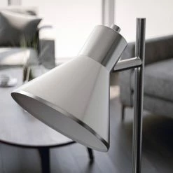 Ash Electrical Plug and USB Table Lamp Brushed Steel - Kenroy Home -Desk Lamps sales shop unnamed file 2208