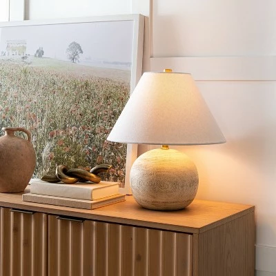 Threshold Designed W/Studio McGee Medium Faux Wood Table Lamp Brown - Threshold™ designed with Studio McGee 2 Threshold Designed W/Studio McGee Medium Faux Wood Table Lamp Brown - Threshold™ designed with Studio McGee - Image 2