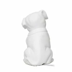 Porcelain Puppy Dog Shaped Table Lamp White - Elegant Designs -Desk Lamps sales shop unnamed file 2222