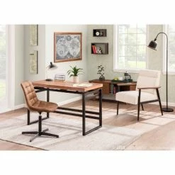 Metal Darby Contemporary Table Lamp (Includes LED Light Bulb) Gold - LumiSource -Desk Lamps sales shop unnamed file 2240