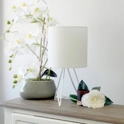 Down To The Wire Table Lamp with Fabric Shade White - Simple Designs 9 Down To The Wire Table Lamp with Fabric Shade White - Simple Designs -Desk Lamps sales shop unnamed file 2261