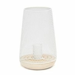 Wired Mesh Uplight Table Lamp White - Simple Designs -Desk Lamps sales shop unnamed file 2275