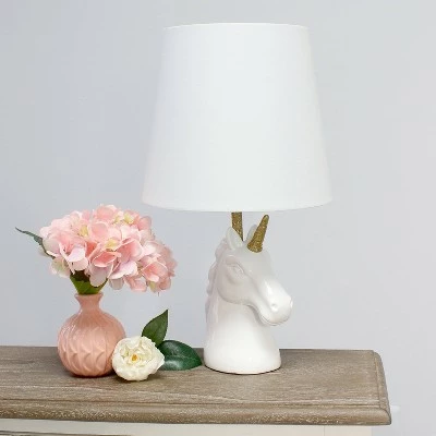 Sparkling and Unicorn Table Lamp White - Simple Designs 4 Sparkling and Unicorn Table Lamp White - Simple Designs - Image 4