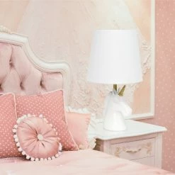 Sparkling and Unicorn Table Lamp White - Simple Designs 12 Sparkling and Unicorn Table Lamp White - Simple Designs -Desk Lamps sales shop unnamed file 2281
