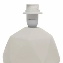 Geometric Concrete Lamp with Shade White - Simple Designs -Desk Lamps sales shop unnamed file 2296