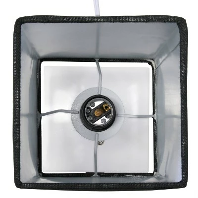 Petite Stick Lamp with USB Charging Port and Fabric Shade - Simple Designs White 5 Petite Stick Lamp with USB Charging Port and Fabric Shade - Simple Designs White - Image 5