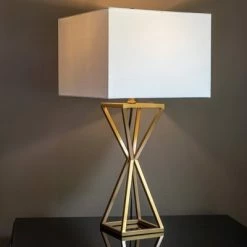 30" Margaret Table Lamp Painted Gold - Decor Therapy -Desk Lamps sales shop unnamed file 2334