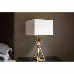 30" Margaret Table Lamp Painted Gold - Decor Therapy -Desk Lamps sales shop unnamed file 2335