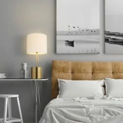 19" Pratt Table Lamp with Fabric Shade White - Globe Electric 8 19" Pratt Table Lamp with Fabric Shade White - Globe Electric -Desk Lamps sales shop unnamed file 2350