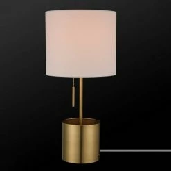 19" Pratt Table Lamp with Fabric Shade White - Globe Electric 9 19" Pratt Table Lamp with Fabric Shade White - Globe Electric -Desk Lamps sales shop unnamed file 2351