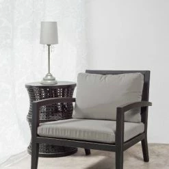 Table Lamp with Fabric Shade and Hanging Acrylic Beads Gray - Simple Designs 9 Table Lamp with Fabric Shade and Hanging Acrylic Beads Gray - Simple Designs -Desk Lamps sales shop unnamed file 2386