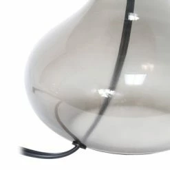 Glass Raindrop Table Lamp with Fabric Shade Smoke Gray - Simple Designs 9 Glass Raindrop Table Lamp with Fabric Shade Smoke Gray - Simple Designs -Desk Lamps sales shop unnamed file 2391