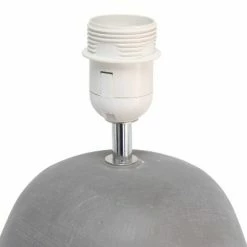 Round Concrete Table Lamp with Shade Gray - Simple Designs -Desk Lamps sales shop unnamed file 2407