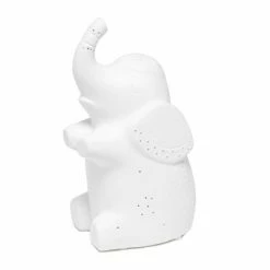 Porcelain Elephant Shaped Table Lamp White - Simple Designs -Desk Lamps sales shop unnamed file 2415