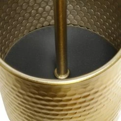 Hammered Metal Organizer Table Lamp with USB Charging Port and Fabric Shade - Simple Designs White -Desk Lamps sales shop unnamed file 2427