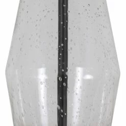 26.25" Glass and Metal Cadance Convex Table Lamp (Includes LED Light Bulb) Bronze - Decor Therapy -Desk Lamps sales shop unnamed file 2454