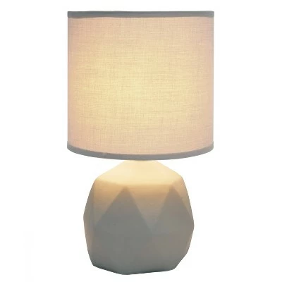 Geometric Concrete Lamp with Shade Gray - Simple Designs 1 Geometric Concrete Lamp with Shade Gray - Simple Designs
