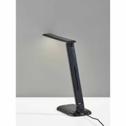 Dimmable Desk Lamp with Straight Neck (Includes LED Light Bulb) - Adesso Black