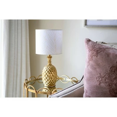 19" Modern Pineapple Table Lamp Gold Leaf - Decor Therapy 7 19" Modern Pineapple Table Lamp Gold Leaf - Decor Therapy - Image 7