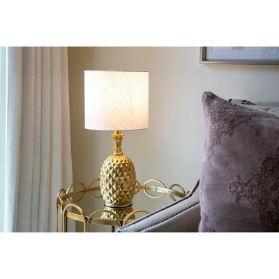 19" Modern Pineapple Table Lamp Gold Leaf - Decor Therapy 8 19" Modern Pineapple Table Lamp Gold Leaf - Decor Therapy - Image 8