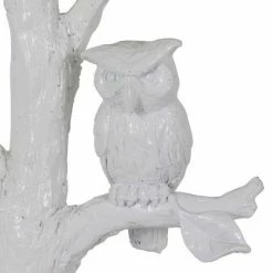 27.5" Textured Resin Owl Table Lamp Satin White - Decor Therapy -Desk Lamps sales shop unnamed file 2563