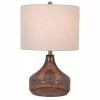 22" Glass Table Lamp Translucent Smoke - Decor Therapy