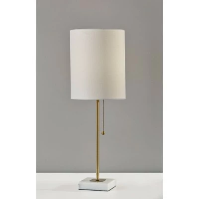 23" Fiona Table Lamp Brass - Adesso 1 23" Fiona Table Lamp Brass - Adesso