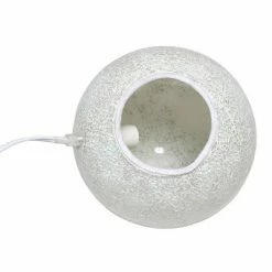 1 Light Mosaic Stone Ball Table Lamp White - Simple Designs -Desk Lamps sales shop unnamed file 2657