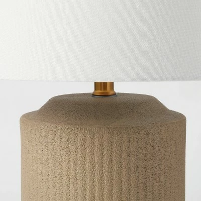 Threshold Designed W/Studio McGee Ceramic Assembled Table Lamp (Includes LED Light Bulb) Gray - Threshold™ designed with Studio McGee 3 Threshold Designed W/Studio McGee Ceramic Assembled Table Lamp (Includes LED Light Bulb) Gray - Threshold™ designed with Studio McGee - Image 3